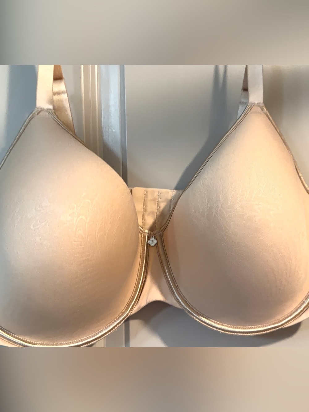 Breezies Nude Pink Molded T-Shirt Bra with Light Embossing- 2 bras